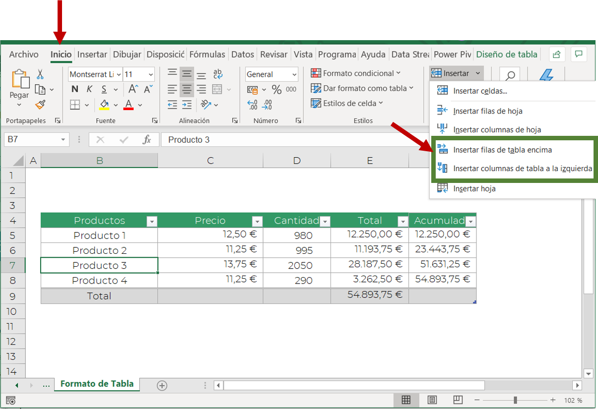 Insertar Y Eliminar Filas Y Columnas En Excel Con Macros Y Sin Macros ...